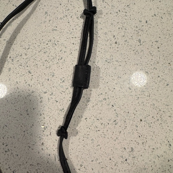 Free people Black Leather Crossbody Pouch - phone bag - Picture 4 of 4